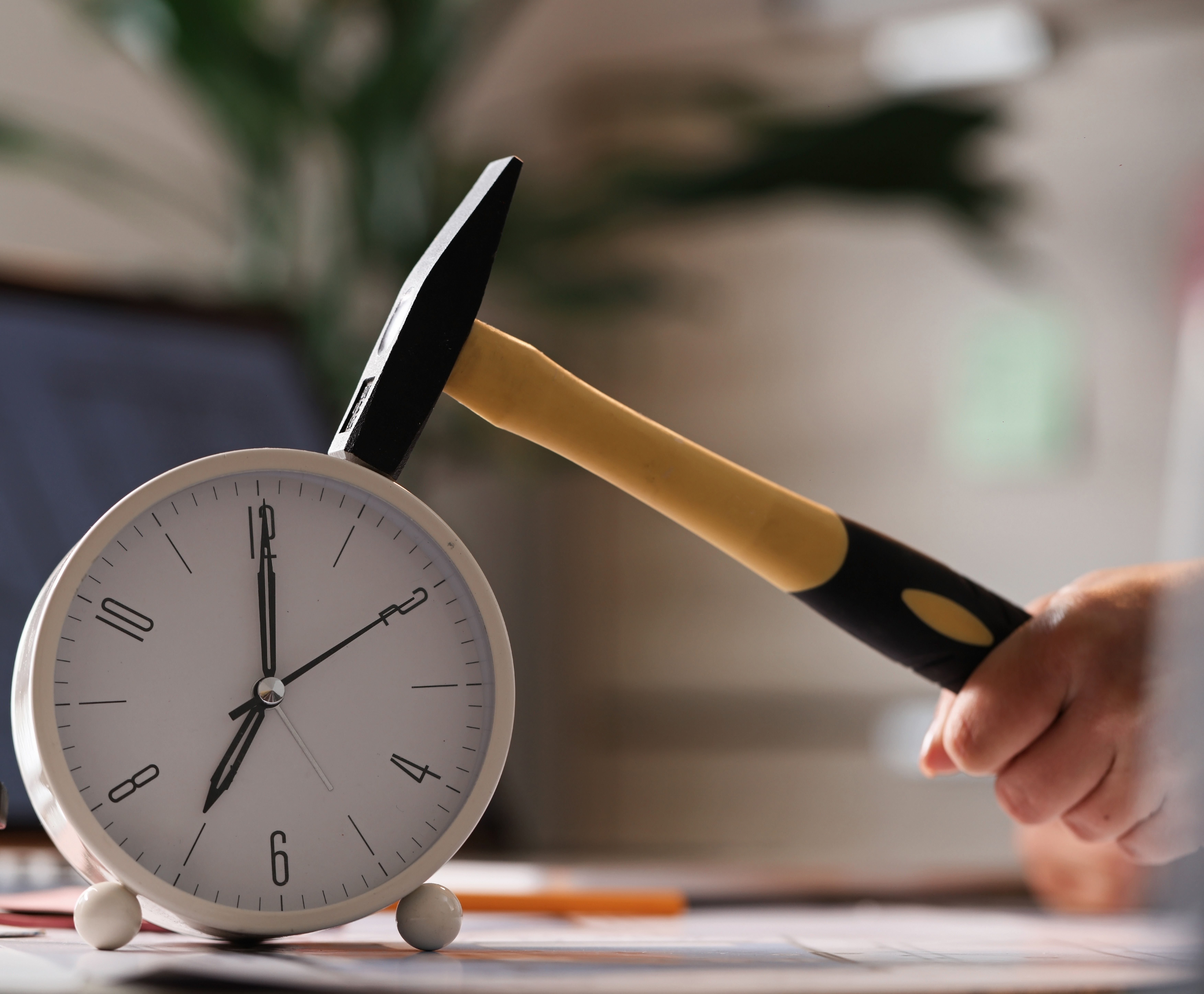 Horloge travaux
