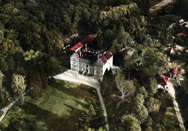 Château Gilardoni - Vue aérienne - Après 1914-1918