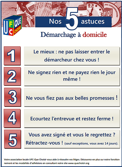 Démarchage à domicile