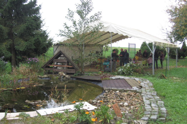 Le jardin aménagé par l’Association « Centre Culturel »