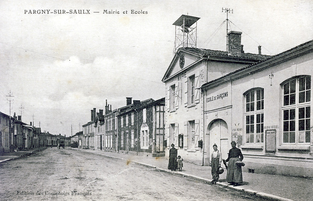 Mairie et Ecoles - N&B