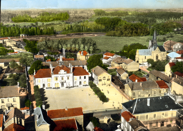 La Mairie - Vue aérienne